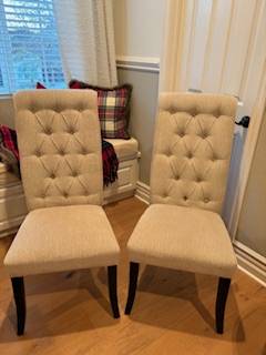 Upholstered Dining Chairs, Set of 2 1