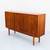 1960s Danish Mid Century Modern Teak Highboard 11 thumbnail
