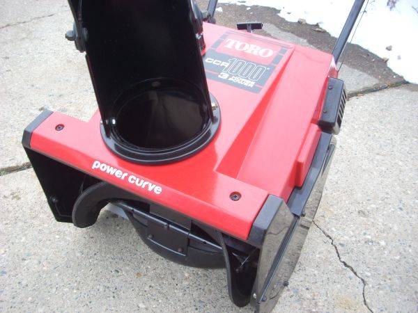 TORO CCR 1000 SNOWBLOWER 1