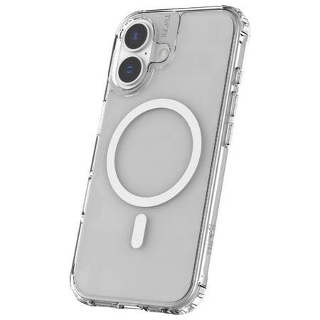 TUFF8 Rugged Fitted Hard Shell Case with Magsafe for iPhone 16 - Clear 1