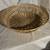 VINTAGE ROUND WOVEN WICKER TRAY / BASKET 2 thumbnail
