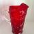 Morgantown SENECA DRIFTWOOD CRINKLE RED 9" PITCHER w/ ICE LIP 2 thumbnail