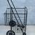 Black Sturdy Utility / Shopping Cart w/Extra Large Basket that Folds Flat for St 3 thumbnail