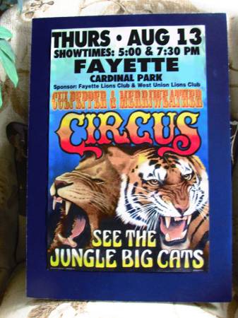 PRICE REDUCED Circus Poster 1