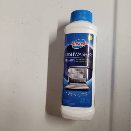 1 12oz Glisten dishwasher cleaner 1