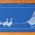 Vintage mirror (33"x19") with etched image of a duck or goose family 1 thumbnail