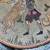 Vtg AUTHENIC 1950s PERSIAN HAND PAINTED ENGRAVED BRASS BOWL 4 thumbnail