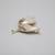 14K Yellow Gold Rooster Charm with Clear Stones 4 thumbnail