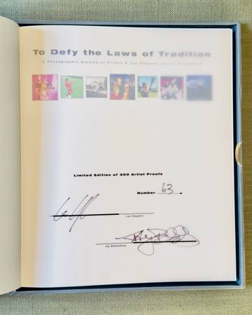 SIGNED Les Claypool Primus Artist Proof Book #63/300 – Rare 1