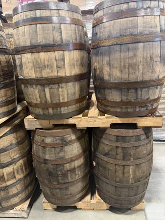 Used Whiskey Barrels 1