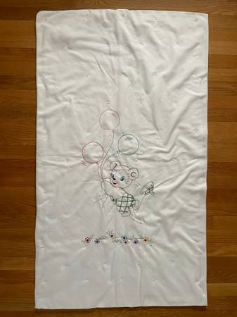 Embroidered Baby Quilt 1