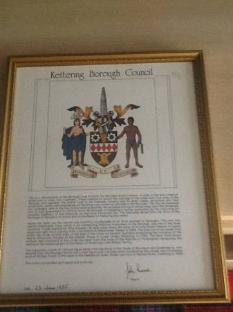 Kettering England proclamation by mayor 1985 1