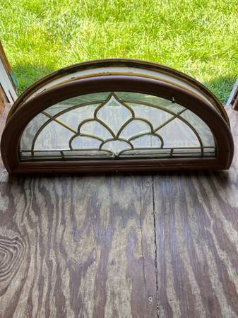 Decorative Arched glass panel 1