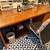 Jesper solid teak panel desk with custom glass top & modular drawers 3 thumbnail