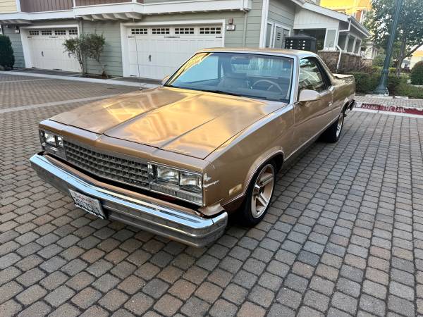 1986 CHEVROLET EL CAMINO SS V8 - $4,950 (burlingame)63613134045185121