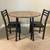 Three piece Dinette Set, Dropleaf Table.  Like new condition! 1 thumbnail