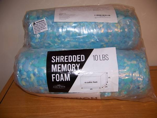 Shredded Memory Foam - Brand New unopened packages 1