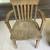 Vintage solid wood chair with arms 1 thumbnail