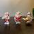 3 Lenox Ceramic Christmas Ornament Santa Snowman 5 thumbnail
