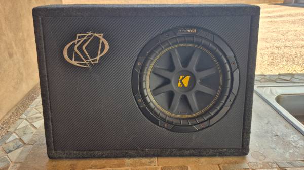 Kicker 10" sub in box 1