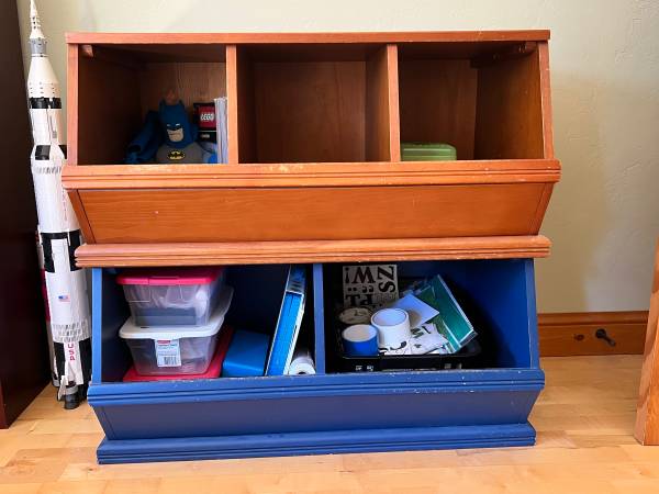 Pottery Barn Cubby storage 1
