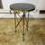 Vintage French “Directoire Table”, Brass Base with Marble Top 3 thumbnail