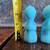 Vintage Fenton Baby Blue Satin Glass Kneeling Pair Praying Boy & Girl 6 thumbnail
