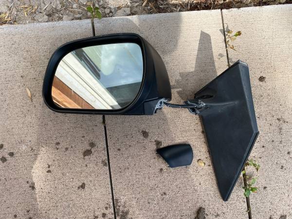 left, driver side mirror 2009 RAV4 1