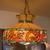 Collectible Coca Cola hanging Tiffany style light with long chain an 4 thumbnail