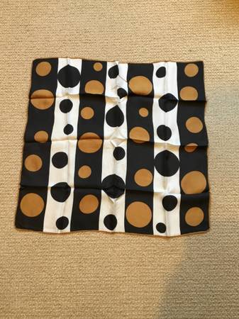 Silk Circles Scarf 1