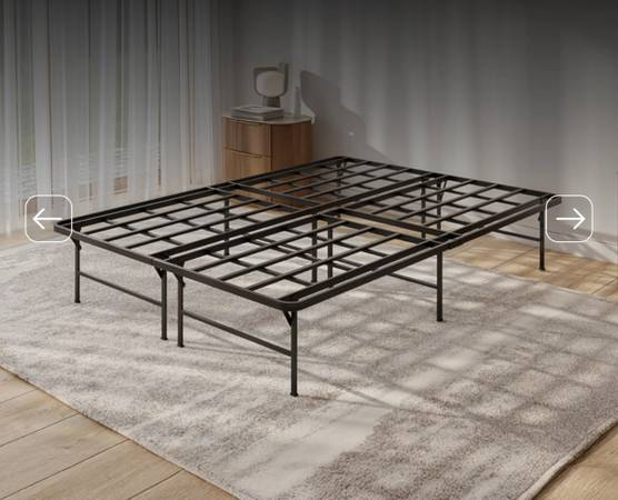 Mattress Foundation, Full Size, Metal, Brand New 1
