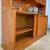 Vintage Danish Modern teak credenza w/sliding door hutch 3 thumbnail