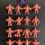 Vintage 80s M.U.S.C.L.E. MAN Action Figure Lot of 17! 2 thumbnail