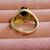 Vintage Natural Pear Shaped Onyx w/Diamonds 14K Gold Ring 8 thumbnail