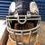 Rice University Owls Game Used Worn Metallic Navy Helmet Riddell VSR-4 14 thumbnail