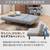 Sofa Bed with Adjustable Backrest and Armrests – Free 4 thumbnail