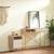Console Table with Drawers, Linen Accent Sofa Table Entryway Table with Storage 6 thumbnail