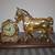 Vintage Electric Cast Metal Spelter Horse Clock 2 thumbnail