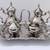 Towle 4 piece silver sealed tea and coffee service with footed tray 1 thumbnail