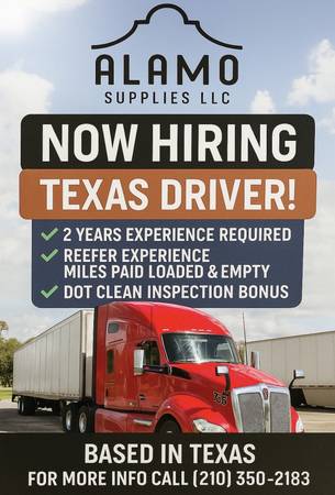 TX Regional Only CDL A Driver 1