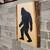 Bigfoot Wood Burning Artwork - Solar Pyrography 3 thumbnail
