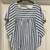 Beach Lunch Lounge Size M Blue Striped Linen Cotton Nautical Flutter 2 thumbnail