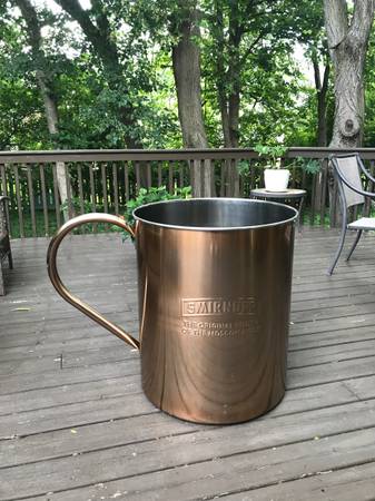 Smirnoff Moscow Mule Taza de Cobre Copa 2.5 Ft Decoración para Bar Tienda - $47063471150094465120