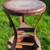Antique Farm Milk Collectables 3 legged Steel stool rare + Can COOL! 5 thumbnail