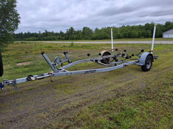 Nor-Easter 20' long Galvanized Roller Boat Trailer 1