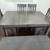 Modern Gray Dining Table Set -Nebraska Furniture Mart -Table + 4 Chairs + Bench 1 thumbnail