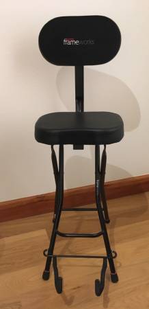 Gator Frameworks Combination Guitar Chair Single Guitar Stand Like New 1