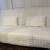 SLEEPER SOFA BED / FUTON - WHITE - TWO PILLOWS - GREAT CONDITION 2 thumbnail