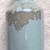 Rustic Pottery Milk Bottle Vase Blue Gray 6 thumbnail