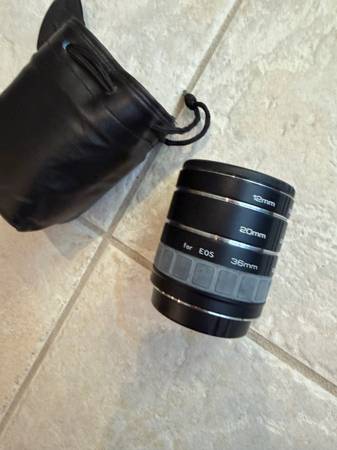 Promaster AF Extension Tubes, 36mm, 20mm, 12mm, Canon mount 1